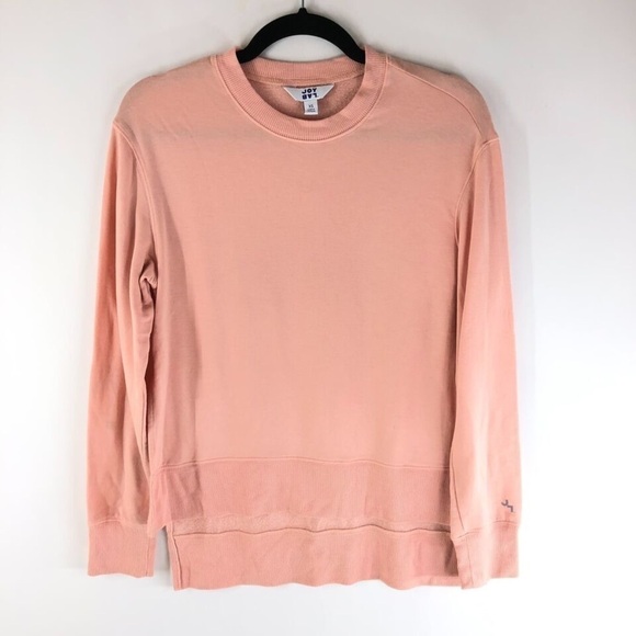 Joy Lab Peach High Low Modal Blend Crewneck Size Medium - Picture 2 of 8